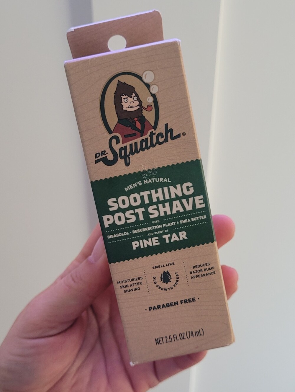 Dr Squatch Soothing Post Shave, Pine Tar scent